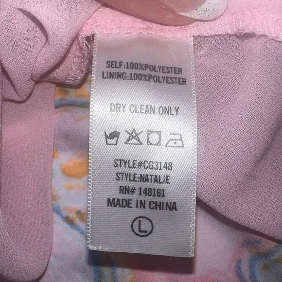 Buddy Love Light Pink Marble Private Yacht Maxi Dress NWT Sz L - Picture 10 of 13